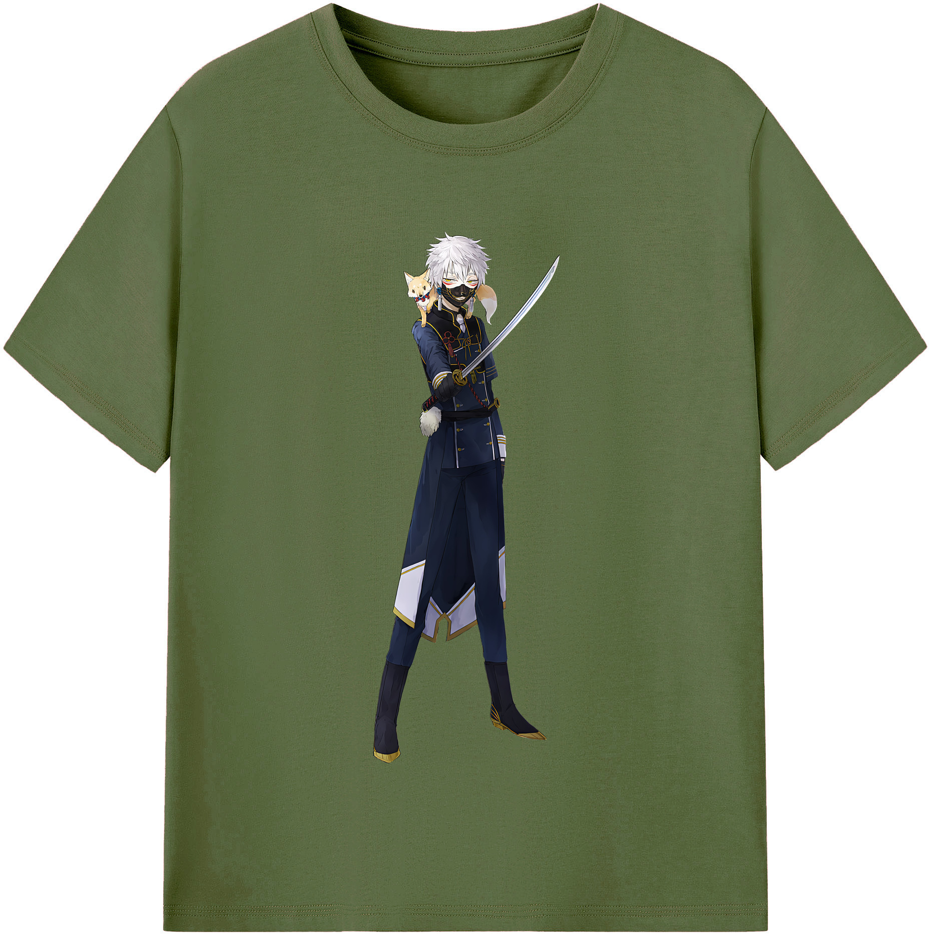 （画像用） 刀剣乱舞 Touken Ranbu 綿100％半袖Tシャツ（フロントプリント）